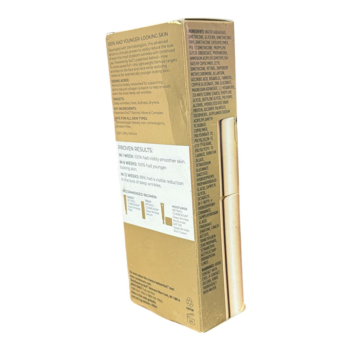 Retinol Face Serum for Deep Wrinkles - Anti-Aging Skin Care 1oz