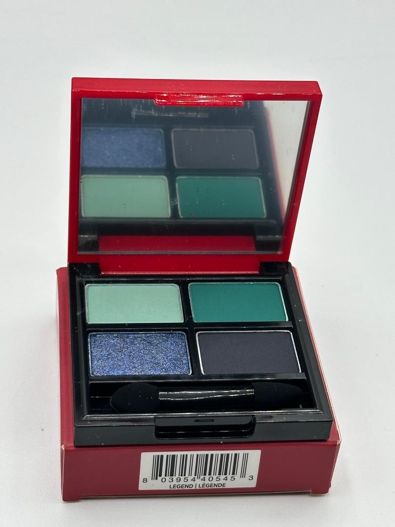 Glimmer Eyeshadow Quad - Color Legend, Long-Lasting Eye Makeup Palette