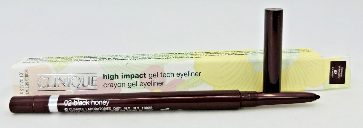 Clinique High Impact Gel Eyeliner - 02 Black Honey, Long-Lasting Makeup