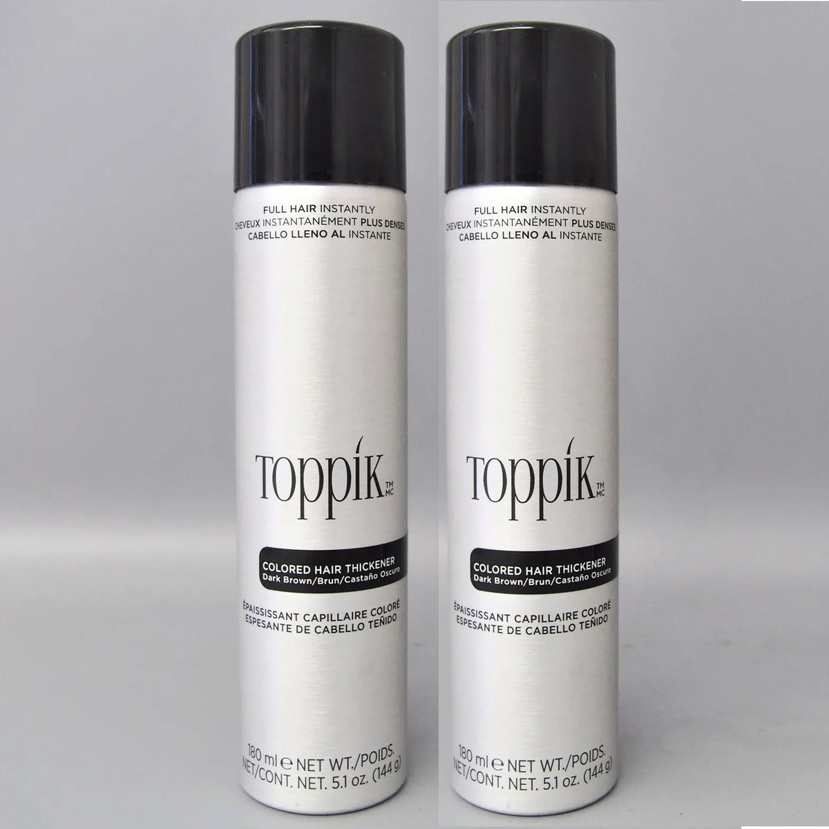 Hair Thickener Spray Dark Brown 5.1oz - 2 Pack