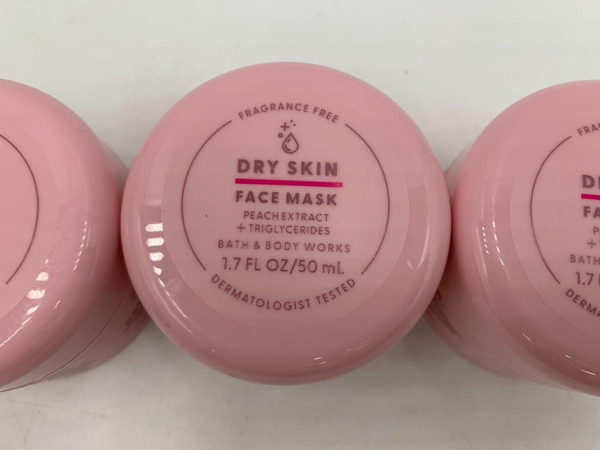 Peach Extract Dry Skin Face Mask 1.7 fl oz - Set of 3