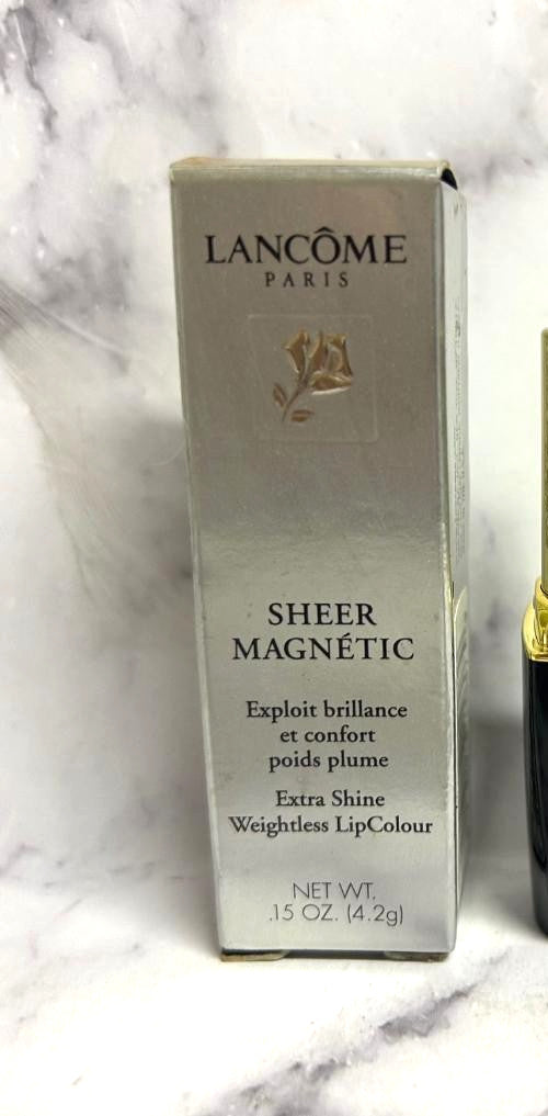 Lancome Sheer Magnetic Extra Shine Lip Colour - Full Size, New