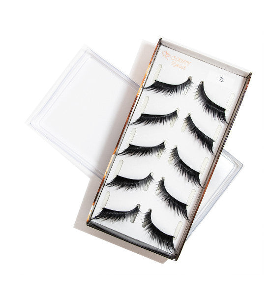 Double Flex False Eyelashes 5 Pairs - Dramatic Volume & Natural Look