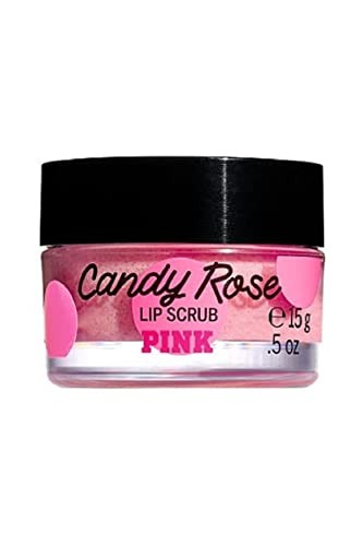 Pink Candy Rose Lip Scrub - Moisturizing & Natural Exfoliant 0.5 oz