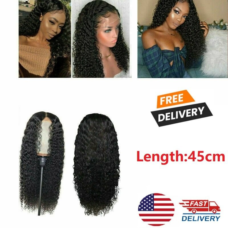 18 Inch Lace Front Human Hair Wigs Pre Plucked Wavy Brazilian Wig