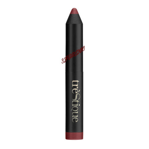 Mini Matte Lip Crayon Belize Bordeaux 0.2oz - Natural Finish, Moisturizing