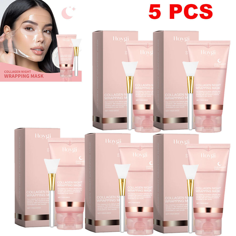 Collagen Peel Off Night Mask - Moisturizing Face Wrap 75g