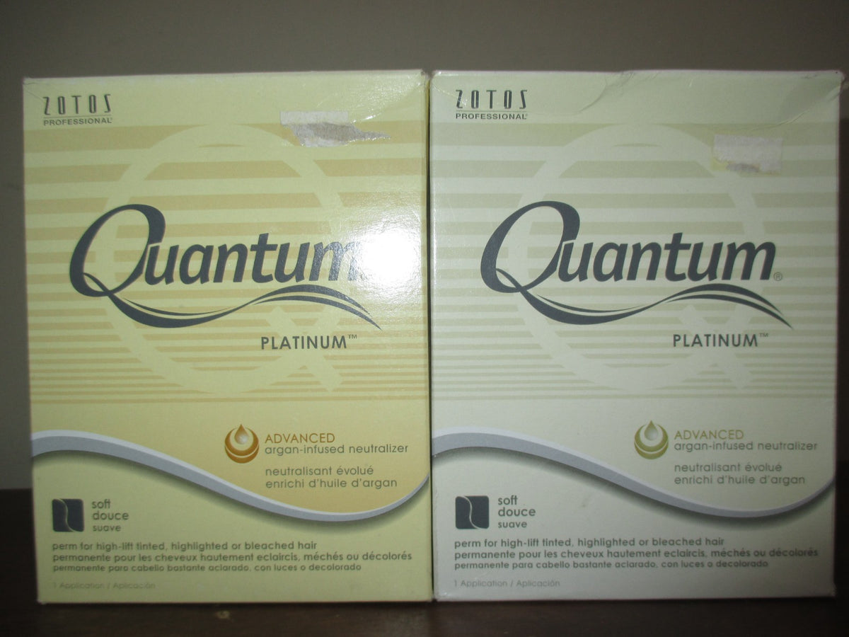 2x Quantum Platinum Advanced Soft Neutralizer Hair Treatment - 1 Application