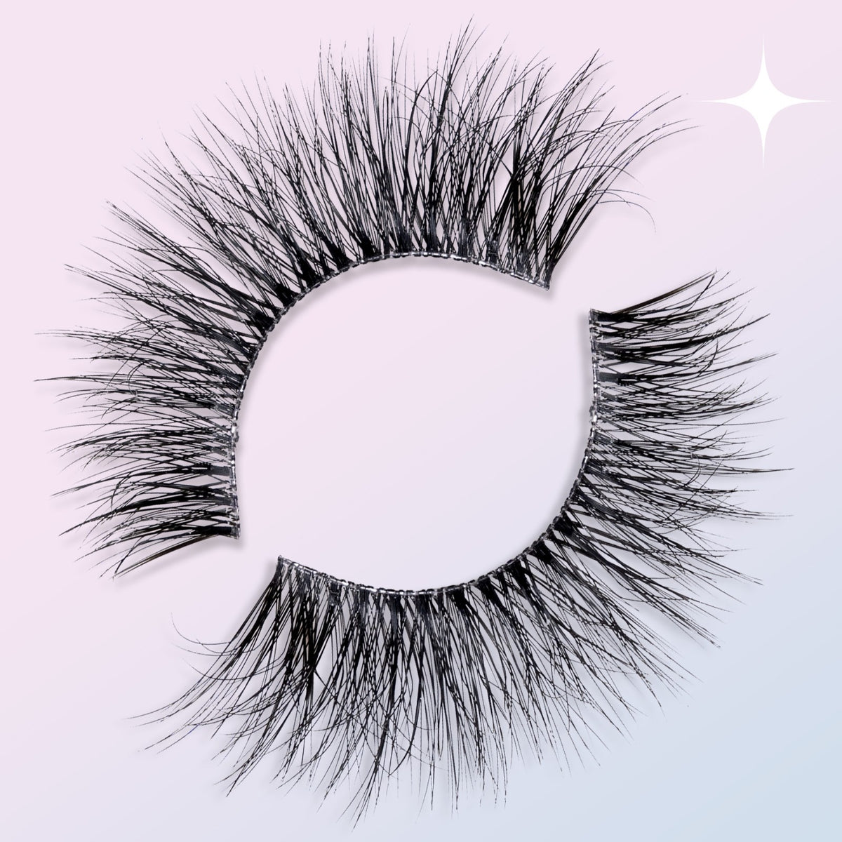 False Eyelashes 10 Pairs Natural Cat Eye Wispy 3D Reusable Cruelty-Free