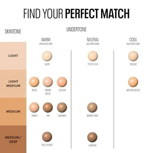 Buildable Tinted Foundation for Natural Finish #GLM761 TAN - Face Makeup