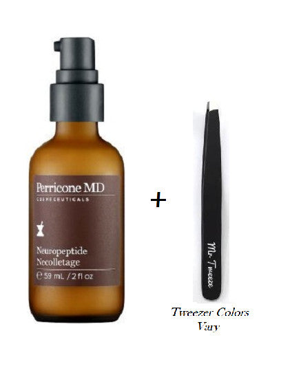 Neuropeptide Neck & Face Serum 2Oz with Tweezers - Firming Anti-Aging Treatment