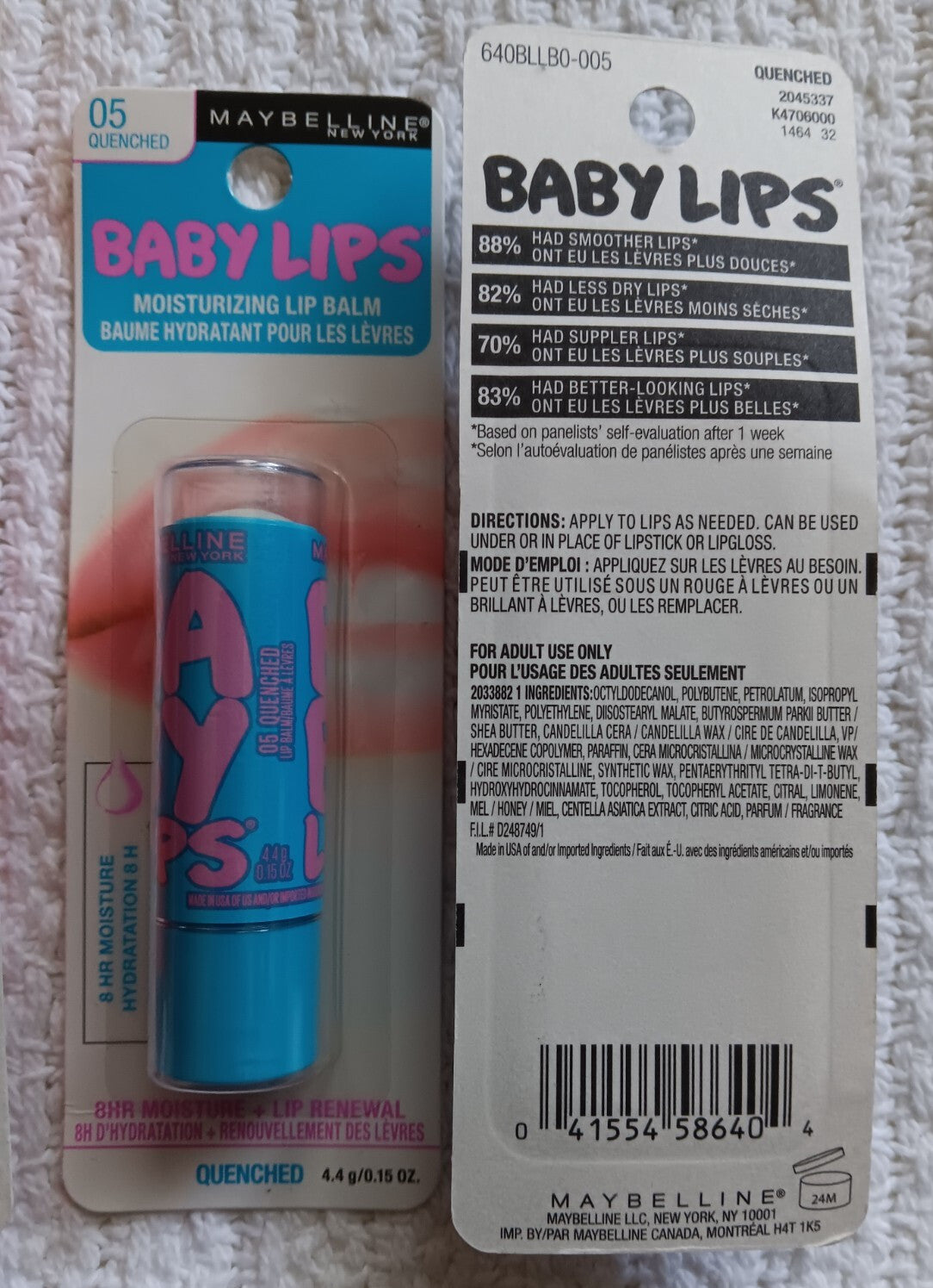 Moisturizing Lip Balm Set - Cherry Me & Pink Mon Rose, Quenched Hydration