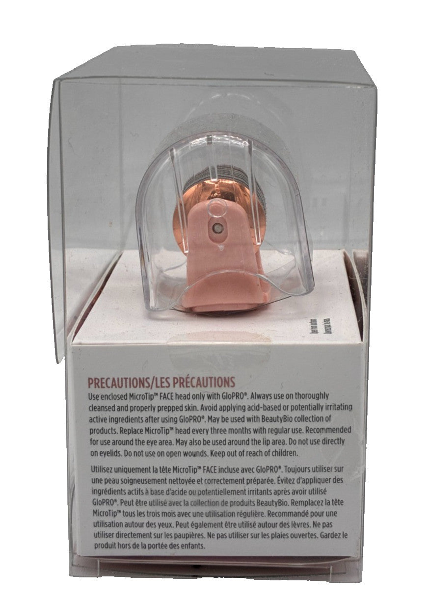 BeautyBio GloPRO Face Micro Tip Attachment - Pink - New In Box