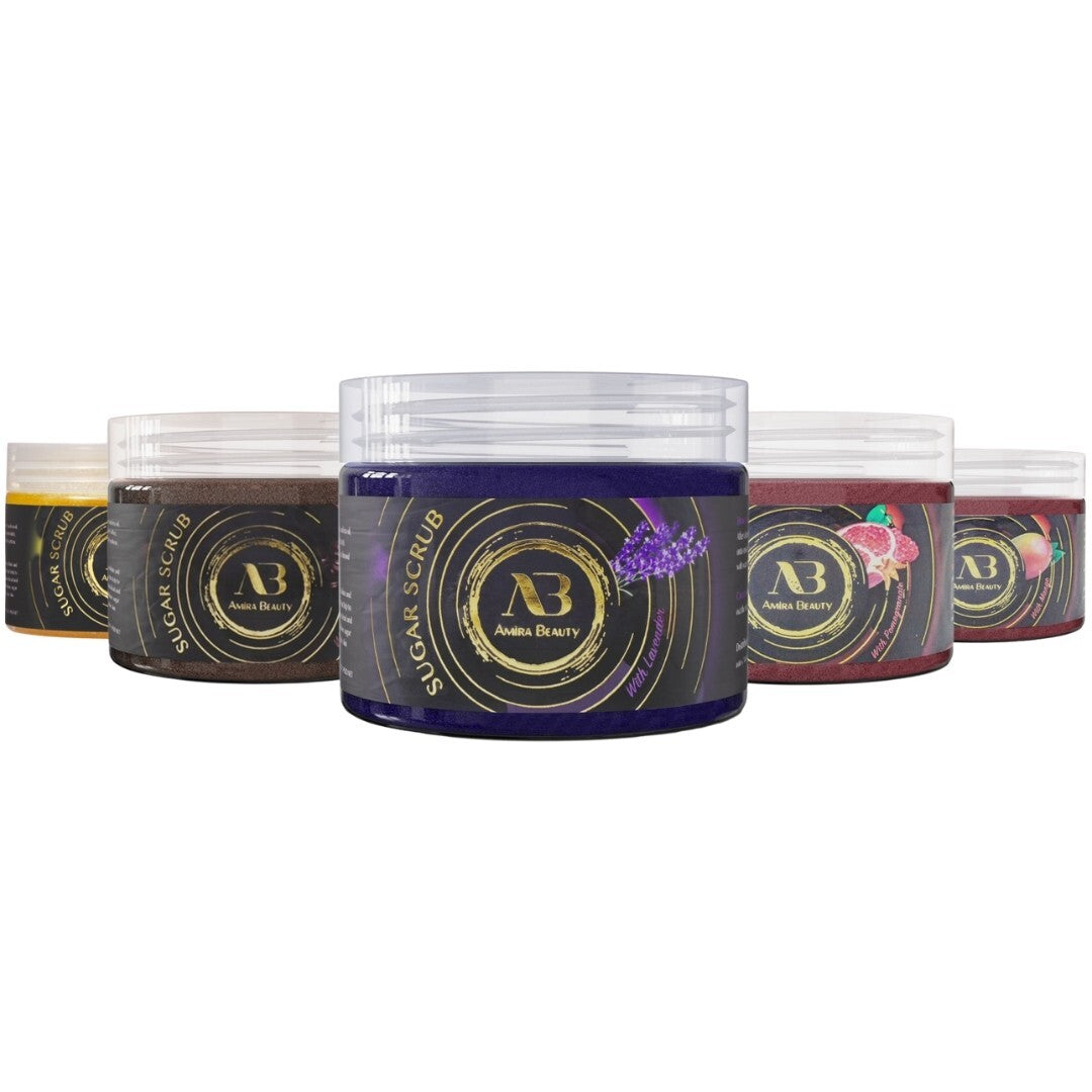 Exfoliating Body Scrub Polish Sugar Cellulite Exfoliator, Stretch