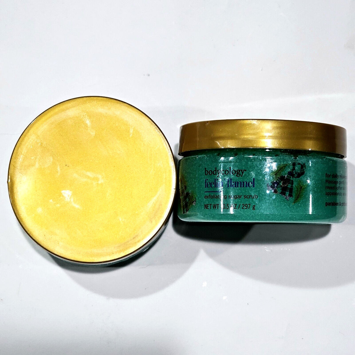 Shea Butter Sugar Scrub - 2 Pack Exfoliating Bodycare 10.5oz