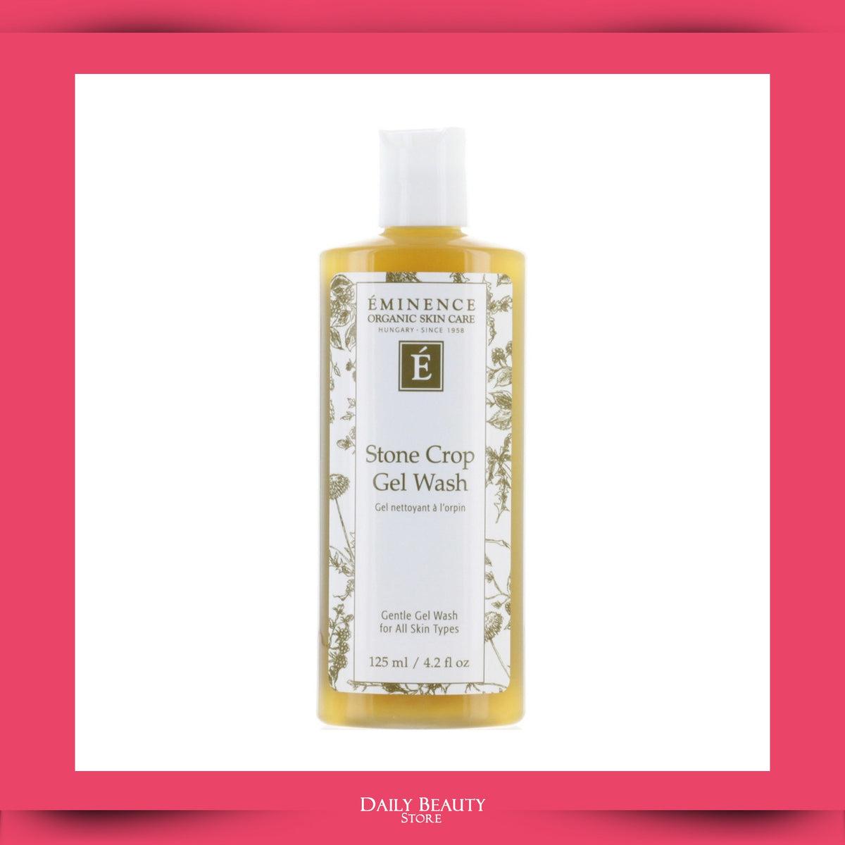Eminence Stone Crop Gel Wash 4.2 oz – Gentle, Sulfate-Free Cleansing for All Skin Types