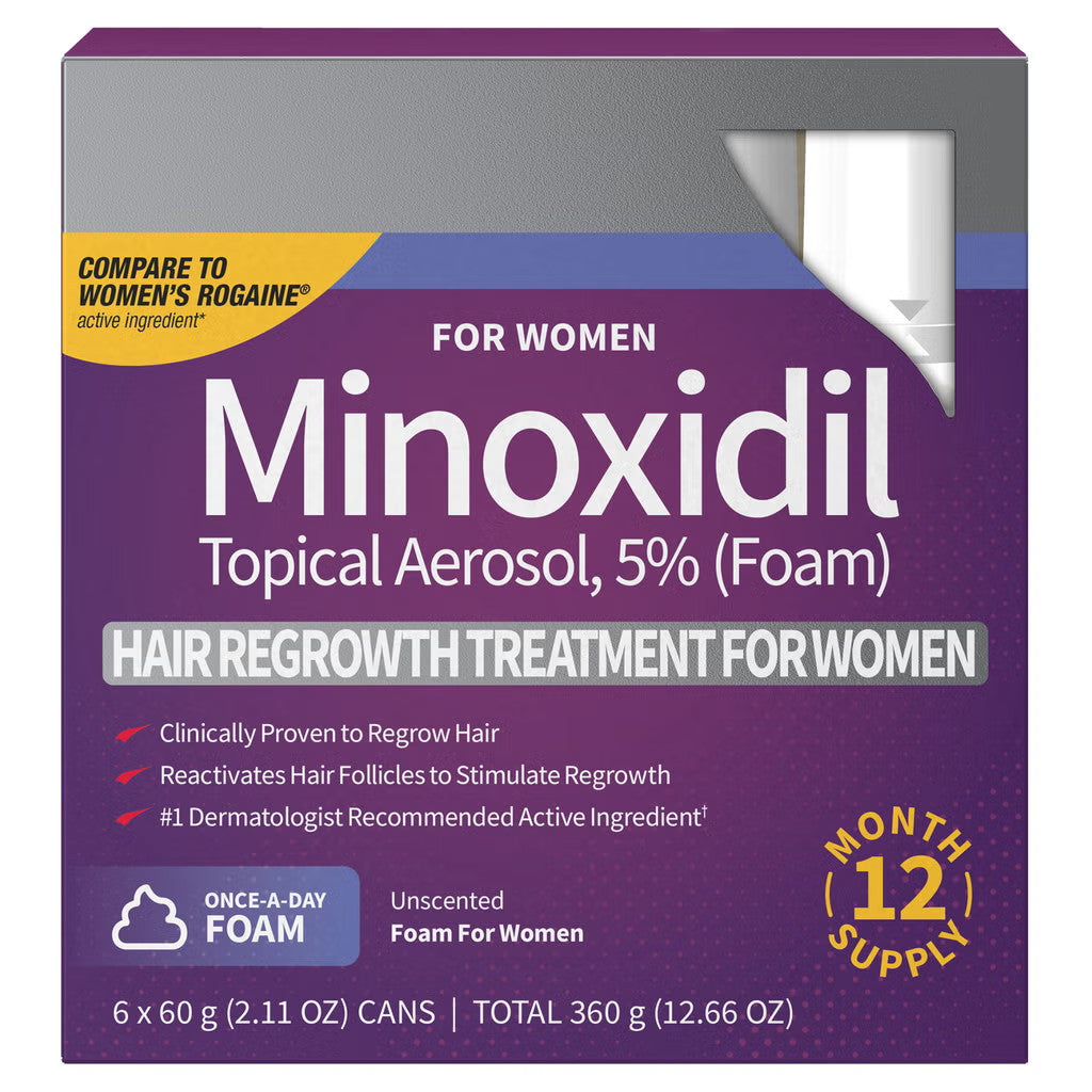 Minoxidil 5% Hair Regrowth Treatment - Multiple Options
