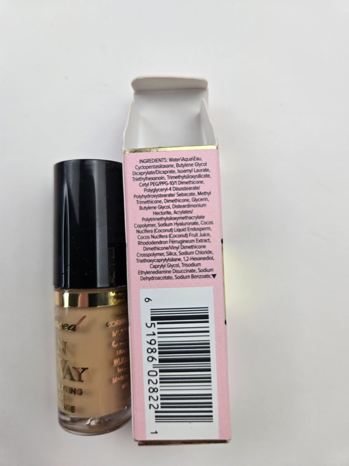 Long Lasting Full Coverage Concealer - Golden Beige, Multi-Use, Hyaluronic Acid