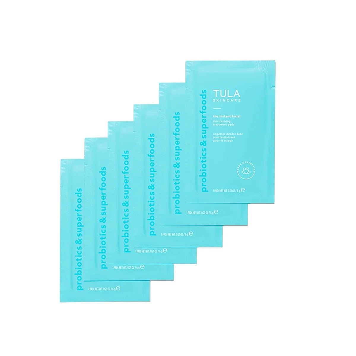 Facial Treatment Pads - Skin Reviving & Exfoliating 6 Pack