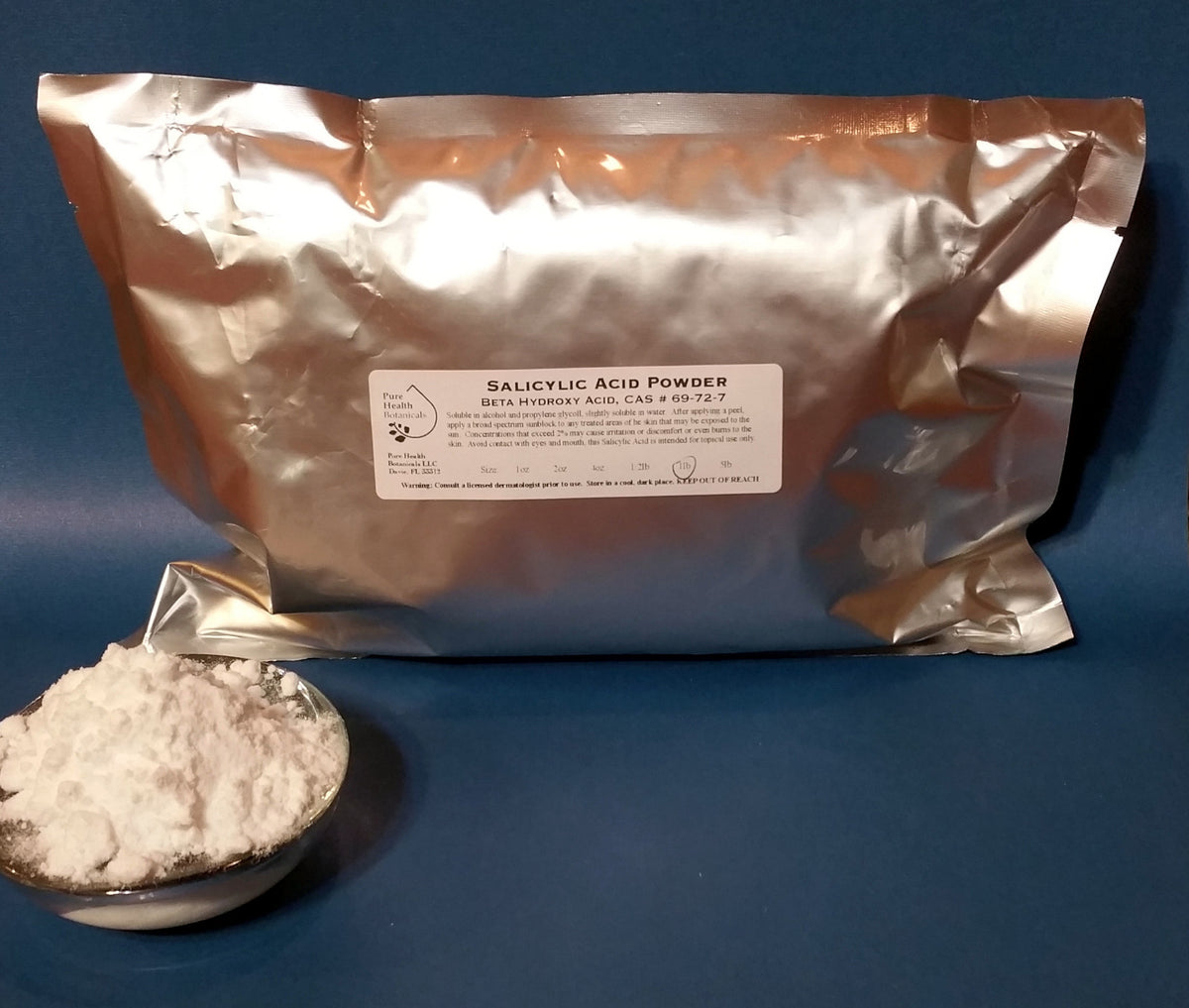 Salicylic Acid Powder 99+% BHA Skin Peel Exfoliant