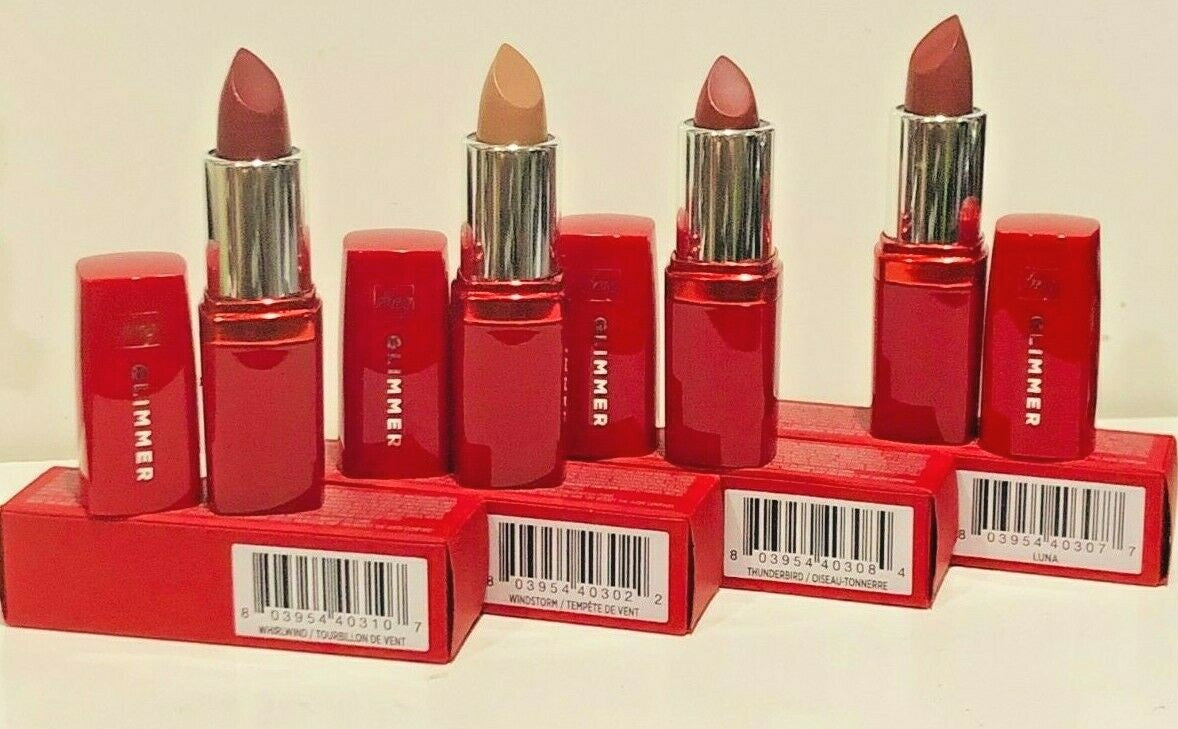 Glimmer Satin Lipstick 2-Pack - Soft Satin Finish, Pomegranate Extract - Multiple Shades