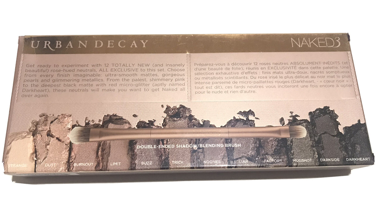 Urban Decay Naked 3 Eyeshadow Palette - 12 Natural Shades New in Box