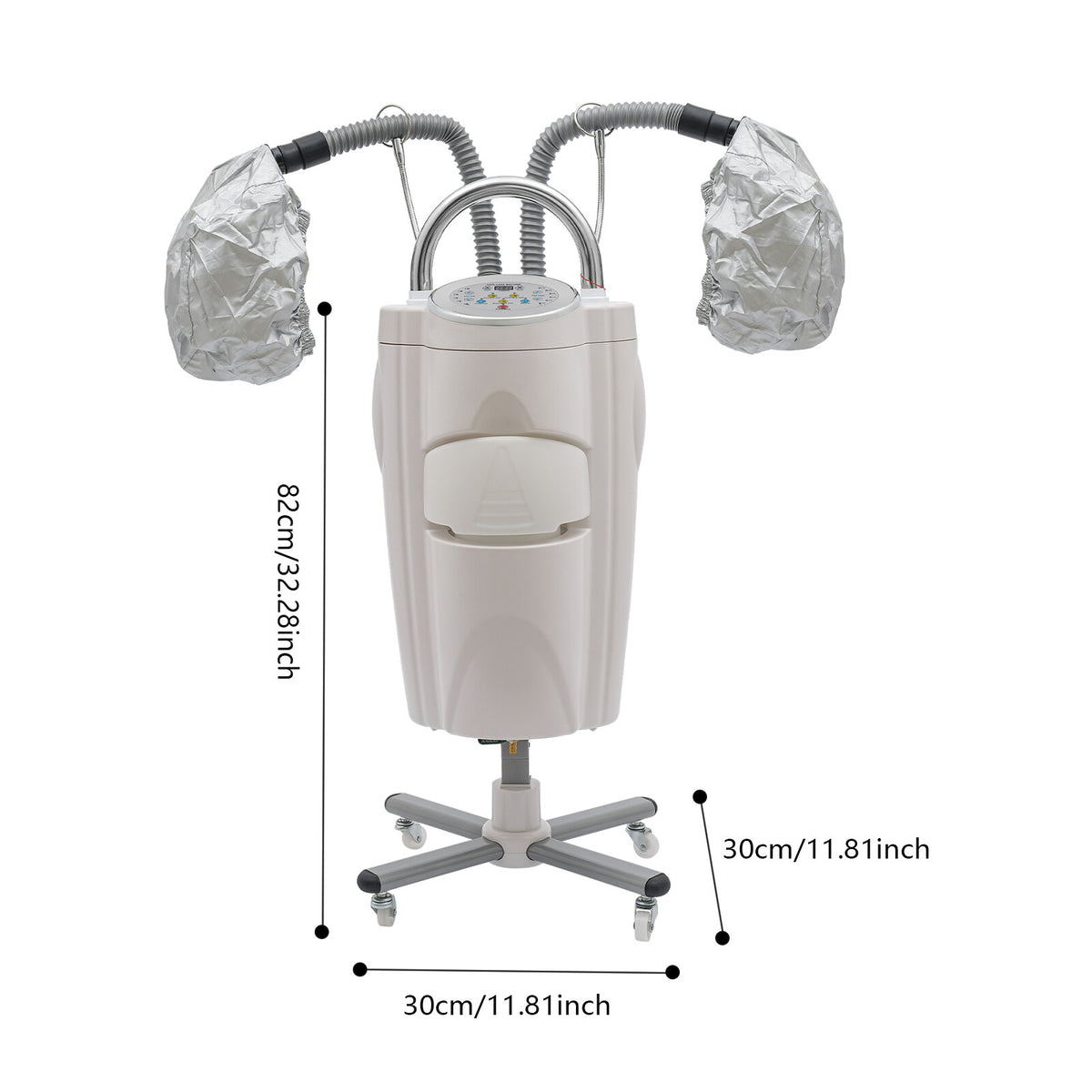 Professional Hair Steamer for Salon & Home Use - 700W Adjustable Temperature & Timer
