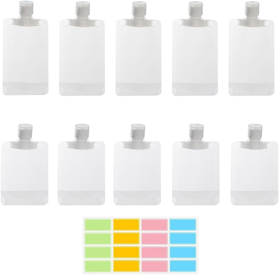 Travel Bottles Set TSA Approved Leak-Proof Refillable Toiletry Containers
