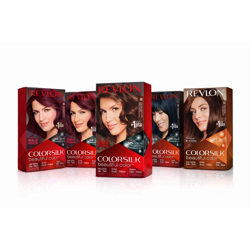 Revlon Hair Color #27 Deep Rich Brown Permanent Dye - 6 Pack