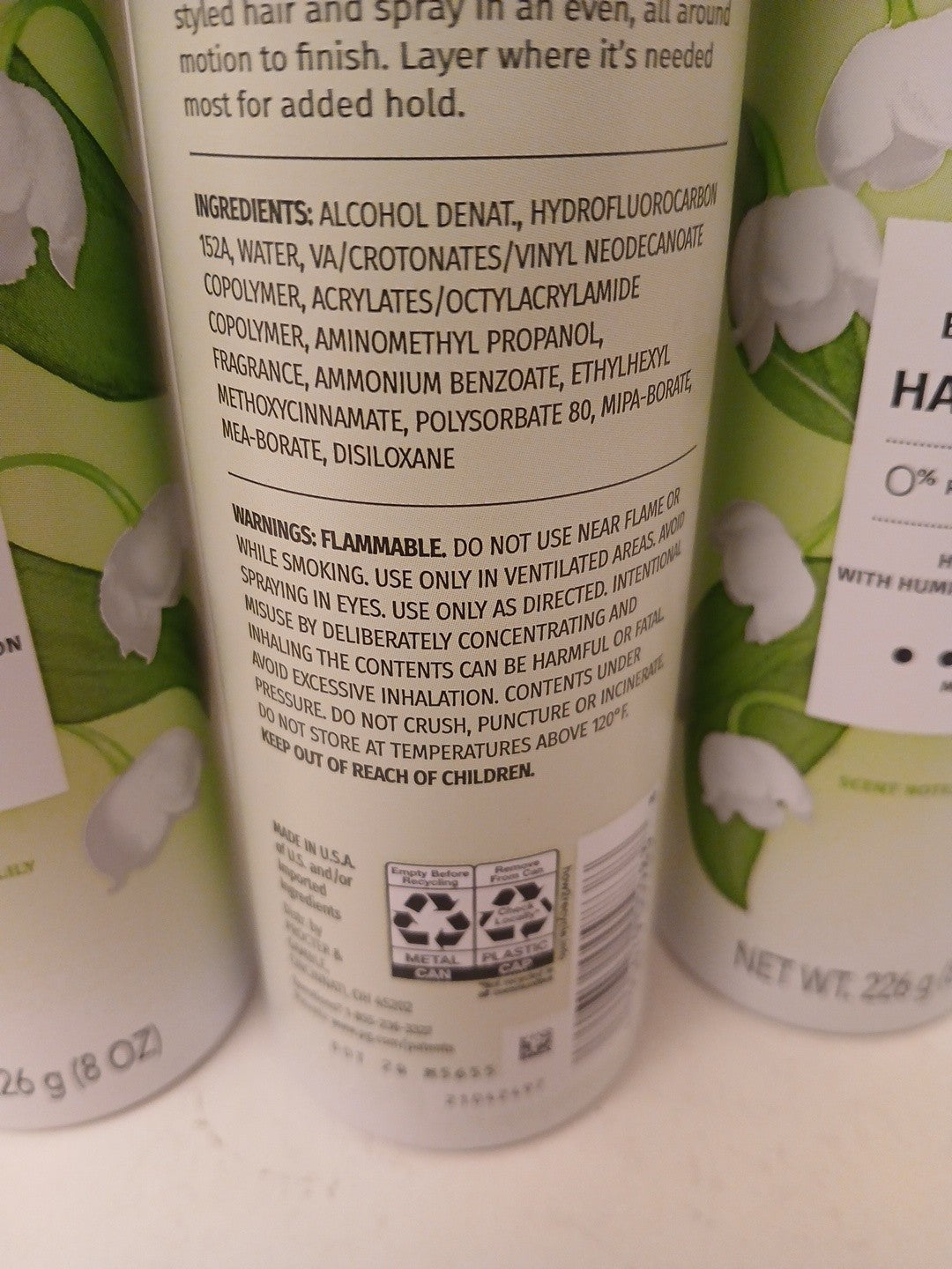 Herbal Essences Bold Hold Max Hairspray with Lily Notes - 8 Oz