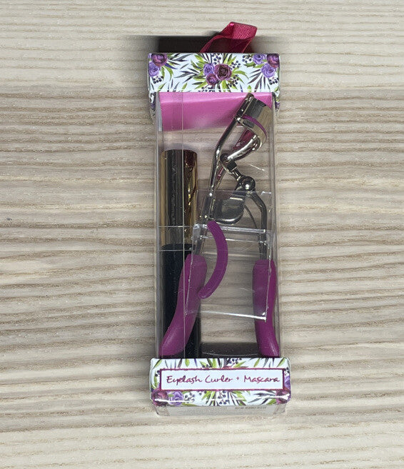 Eyelash Curler & Black Mascara Set for Eye Makeup - TruBeauty