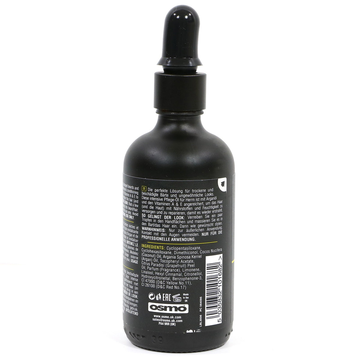 Beard Conditioning Oil with Argan Oil - Restores & Nourishes Facial Hair & Skin - 100mL