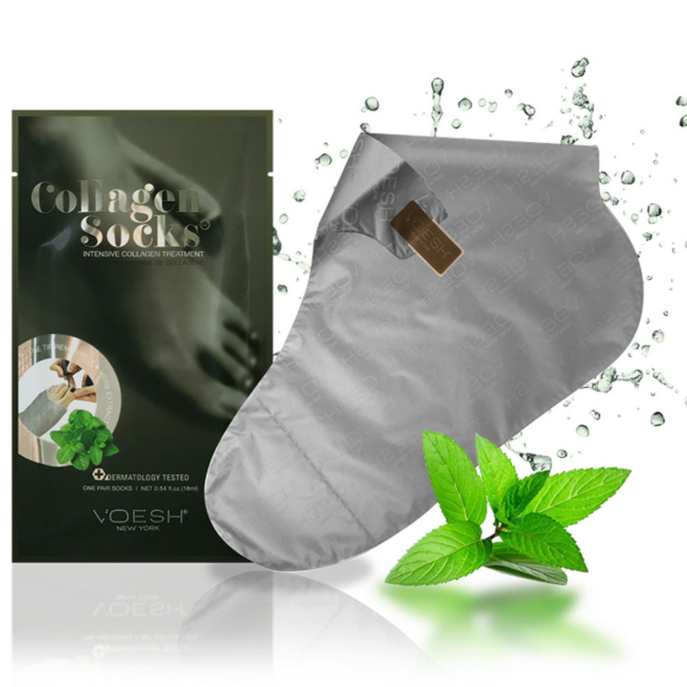 Collagen Foot Mask Socks with Shea Butter - 6 Pack