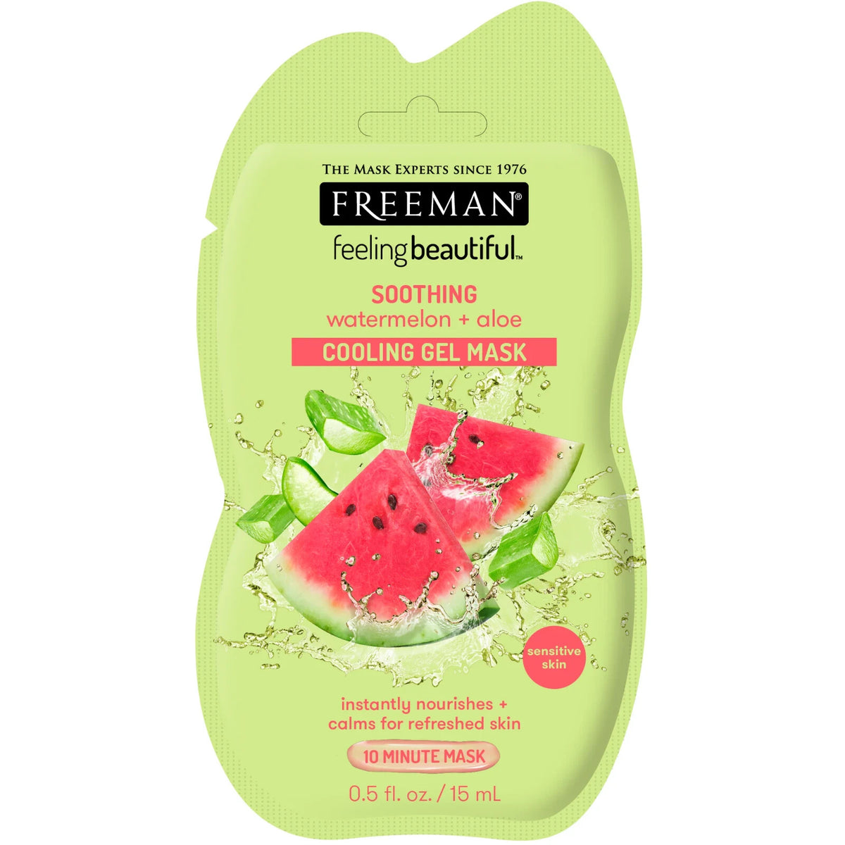Watermelon & Aloe Cooling Gel Mask - 6 Pack Trial Size
