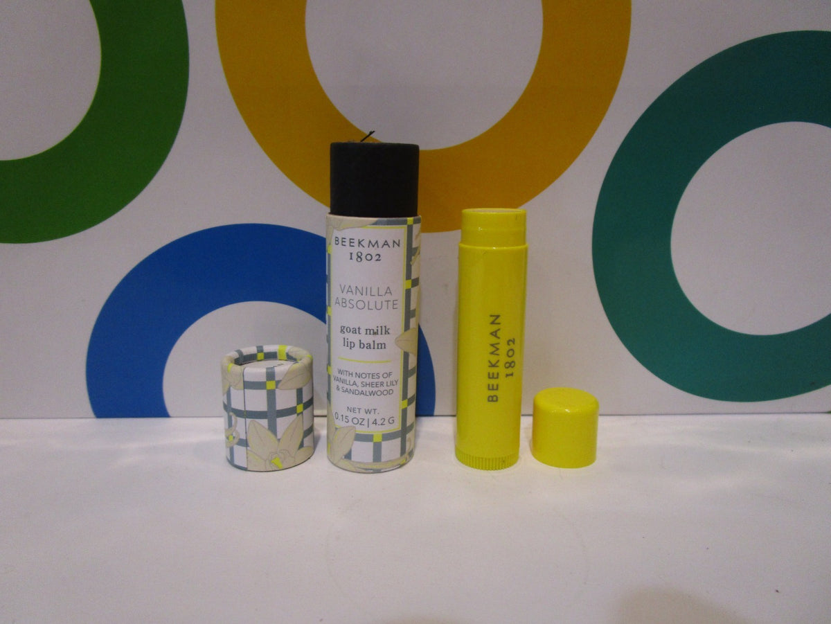 Goat Milk Lip Balm with Vanilla Absolute - 0.15 oz Natural Moisturizer