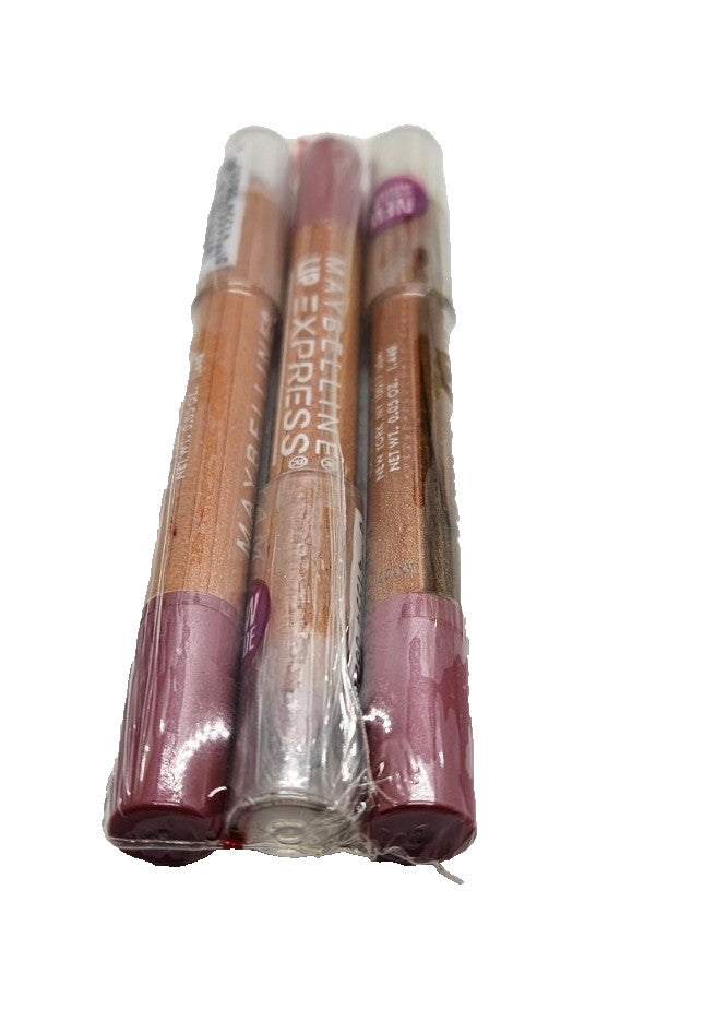 Maybelline Lip Express Lipstick & Lip Liner Set in RUSH BLUSH - 3 Pack