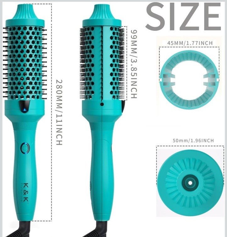 Professional 1.75-Inch Hair Curling Iron Teal Blue - Salon-Grade Styling Tool