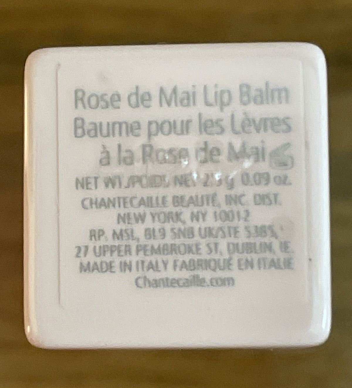 Lip Balm Set - Rose de Mai 2.5g Full Size Natural Moisturizing