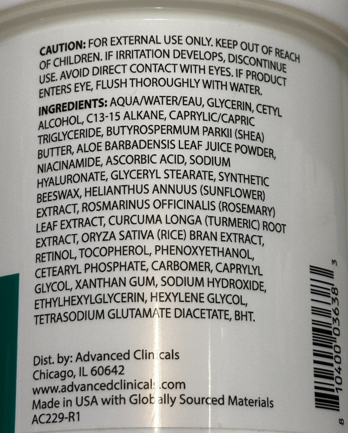 Advanced Clinicals Retinol Niacinamide Hyaluronic Body Cream 2-Pack - Firming & Hydrating