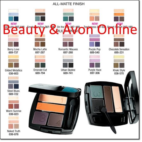 Eyeshadow Quad Palette - Stay-True Coordinated Shades for Every Skin Tone