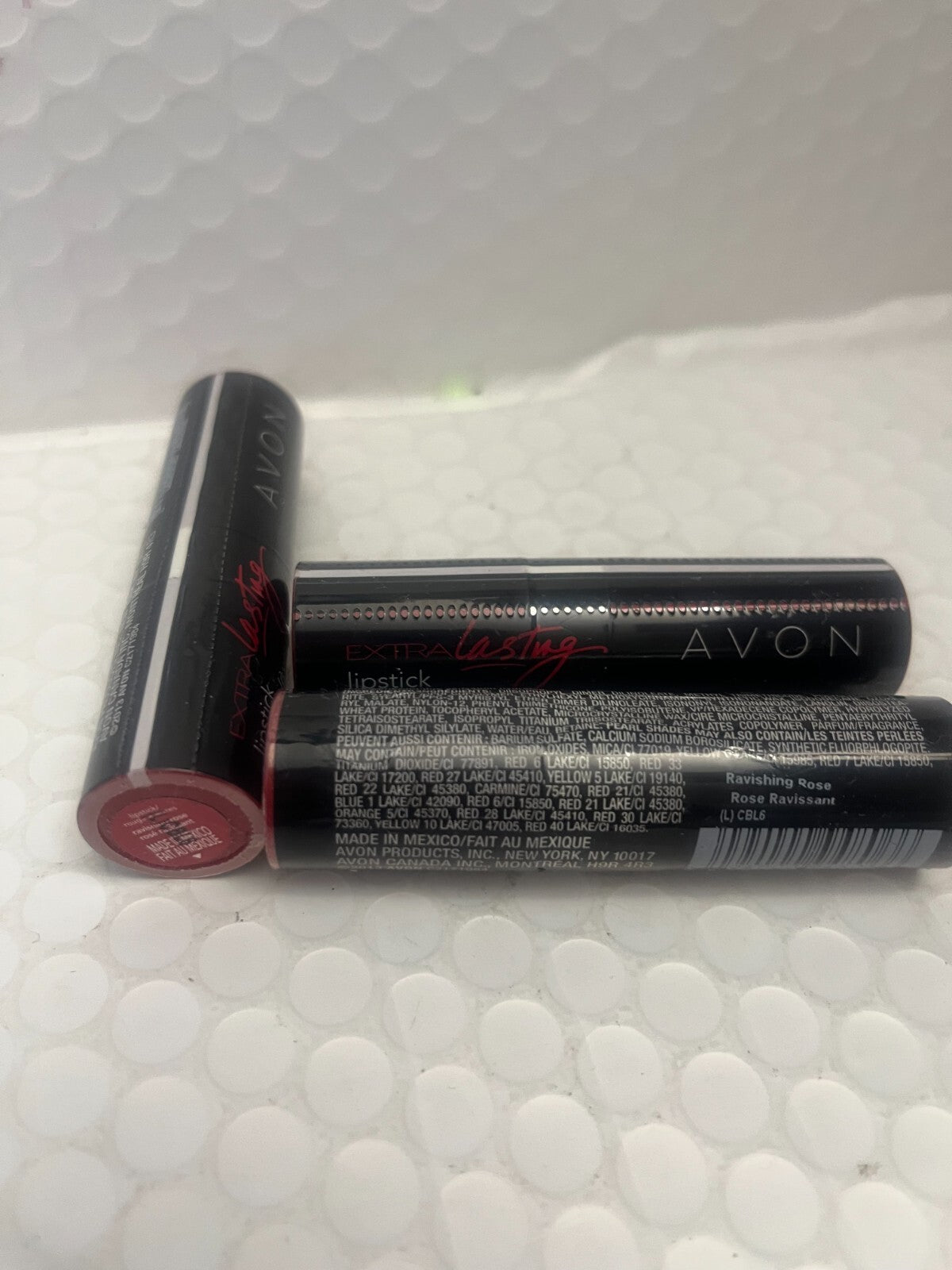 Long-Lasting Lipstick Set - Ravishing Rose, 3 Pieces, Vitamin E Infused