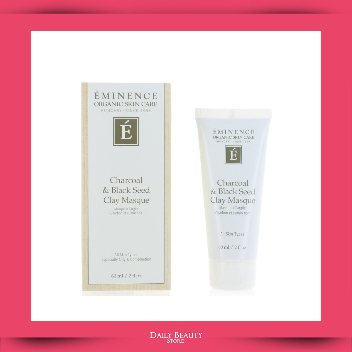 Charcoal & Black Seed Clay Masque 60ml