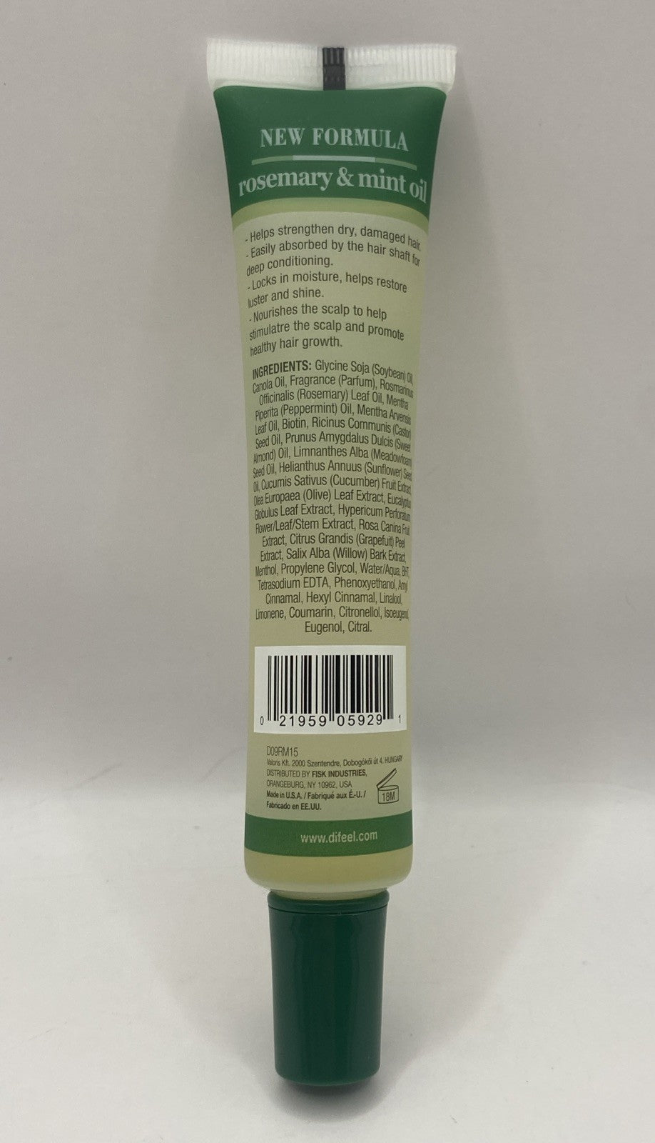Rosemary Mint Hair Oil with Biotin - Promotes Growth & Nourishes Dry Hair - 1.5oz