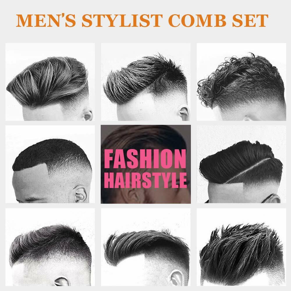 Anti-Static Heat-Resistant Hair Comb Set for All Hair Types - 4 Pack