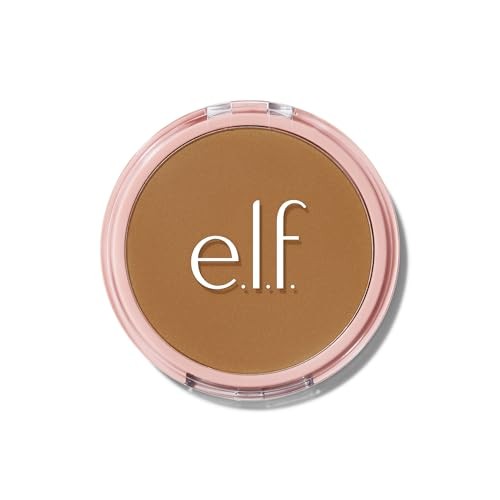 e.l.f. Halo Glow Finishing Powder - Ultra-Fine Skin Filter, Deep Neutral