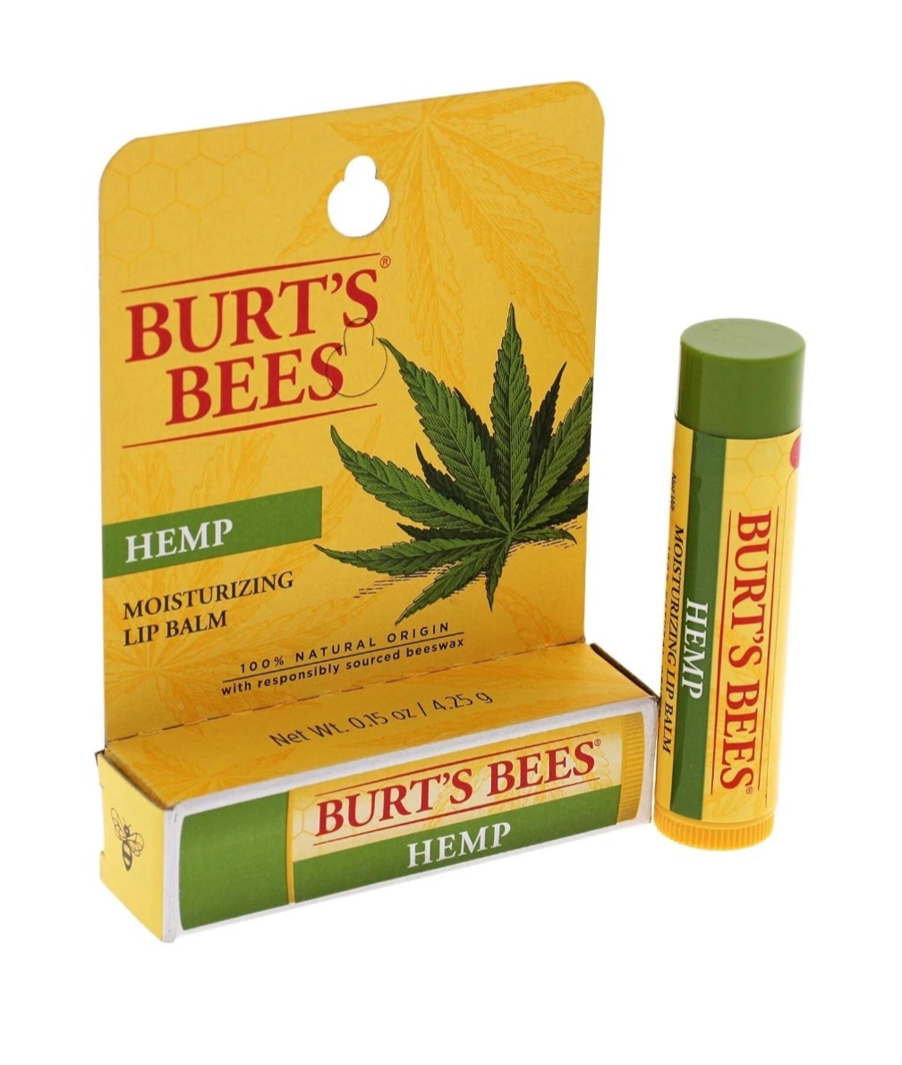 6 Pack Hemp Moisturizing Lip Balm Set - Burt's Bees 0.15 oz Each