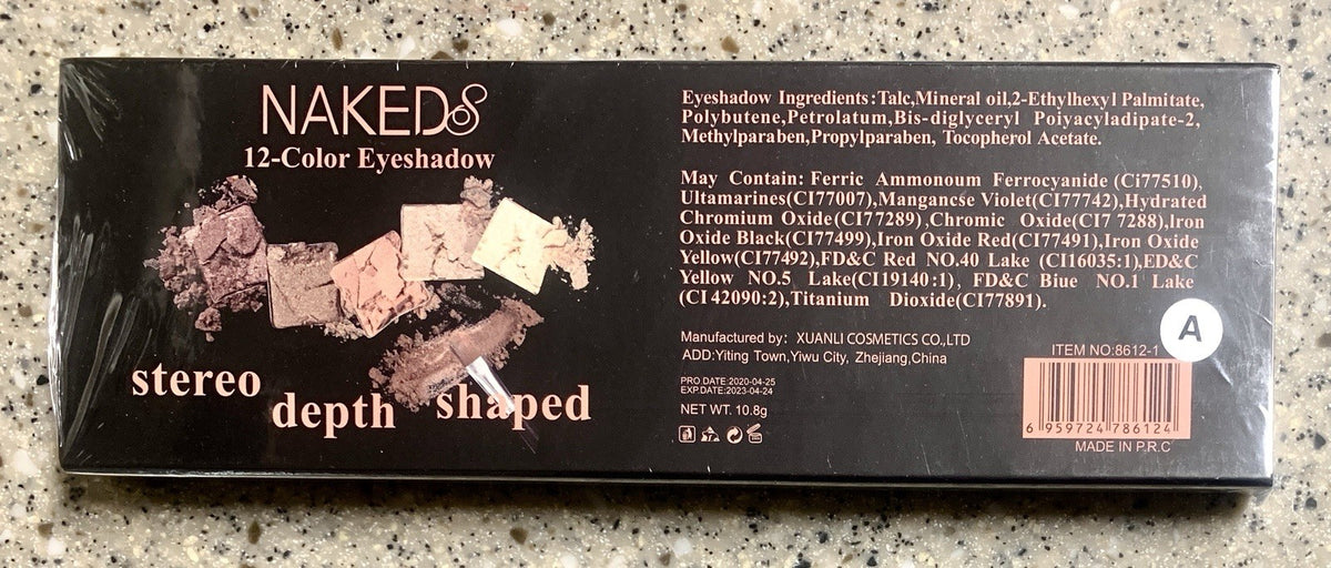 12-Color Matte Eye Shadow Palette - Cruelty-Free, Sealed Makeup