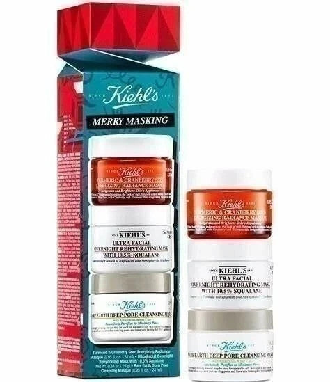 Kiehl's Holiday Masking Set with Tote - Limited Edition Skincare Collection