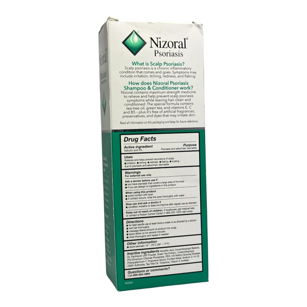 Nizoral Psoriasis Shampoo & Conditioner with Tea Tree Oil 11oz