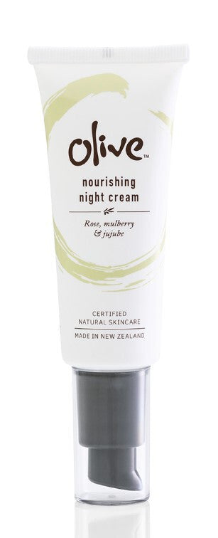 Olive Natural Skincare Nourishing Night Cream - Deeply Hydrating for All Skin Types